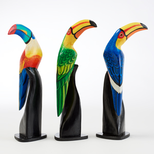 Painted toucan (30cm)