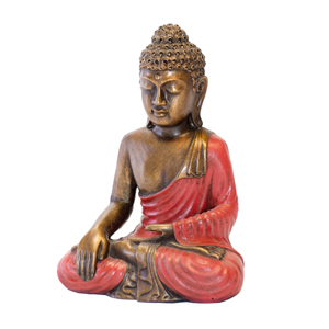 Resin sitting Thai Buddha (23cm)