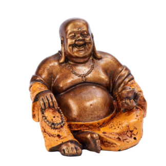 Resin sitting Chinese Buddha (13cm)