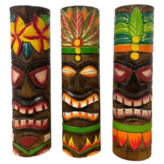 Painted Tiki pole (25cm)
