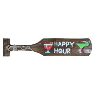 'Happy hour' paddle sign