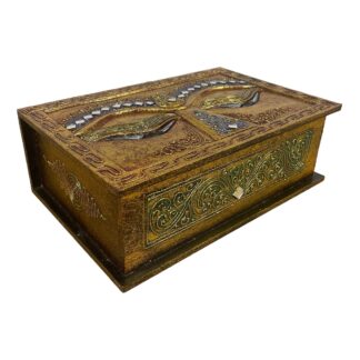 Set of three jewellery boxes with Buddha eyes