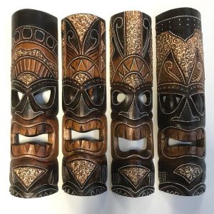 Brown Tiki wall mask (50cm)