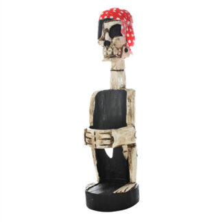 Skeleton wine bottle holder