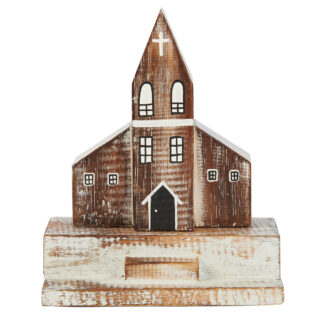 BUY 2 GET 1 FREE! Painted model church on plinth