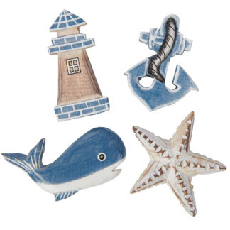 Seaside theme fridge magnets