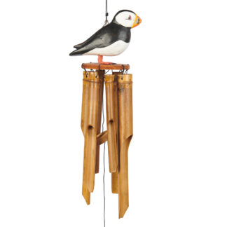 Puffin bamboo and coconut wind chime