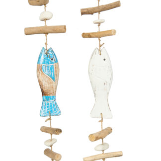 Hanging fish and driftwood