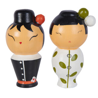 Painted Japanese dolls -assorted