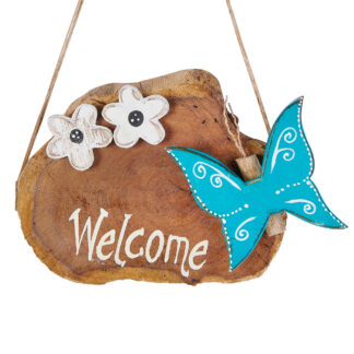 BUY 2 GET 1 FREE! Painted butterfly welcome sign