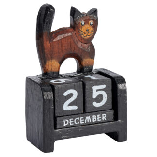 Single standing cat calendar