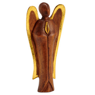 Natural wood angel (30cm)