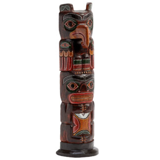 Painted Tiki pole (H50cm)