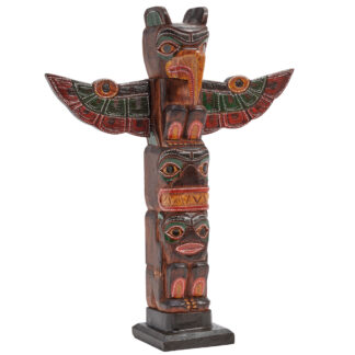 Painted totem pole (40cm)