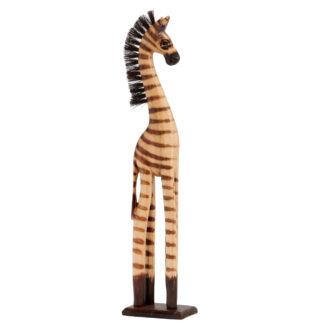 Zebra with burnt decoration (60cm)