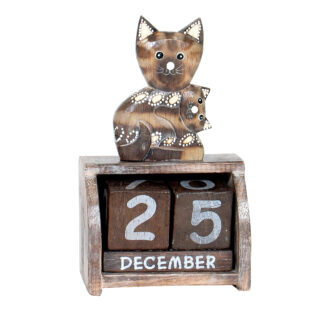 Single cat with kitten calendar