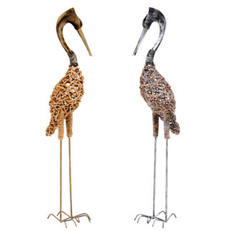 Iron and seagrass heron