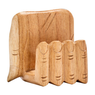 BUY 2 GET 1 FREE! Natural wood business card holder