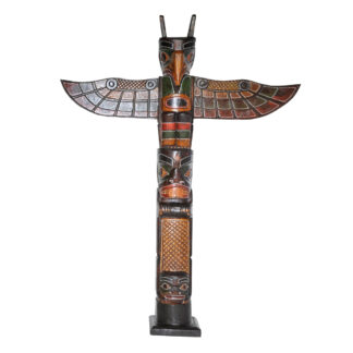 Painted totem pole (1mt)