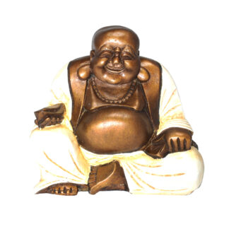 Resin sitting Chinese Bhudda (20cm)