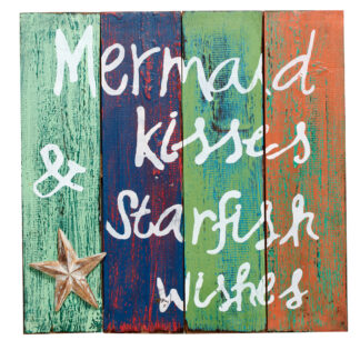 Mermaid kisses & starfish wishes' sign,starfish
