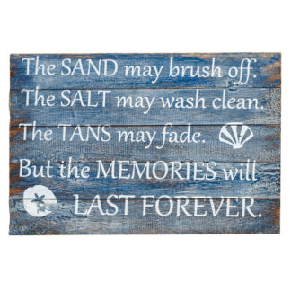 'The sand may brush off..' sign