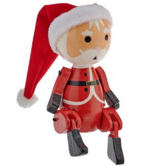 Painted Santa puppet