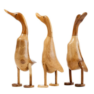 Bamboo root duck with webbed feet - large