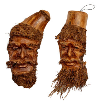 Bamboo root ethnic face mask (50cm)