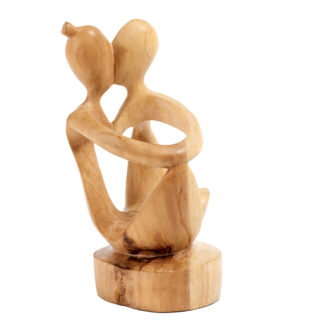 Abstract couple wine bottle holder