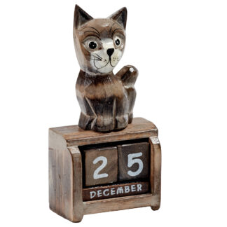 Single sitting cat calendar