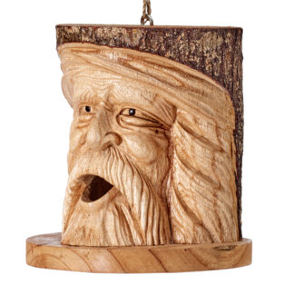 Forest man bird house