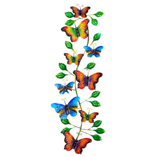 BUY 2 GET 1 FREE! Iron Butterflies and leaves wall art