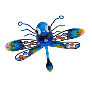 Iron dragonfly wall art (26cm)