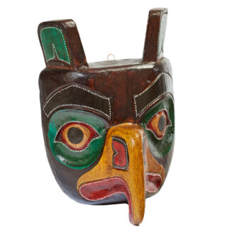Tiki bird wall mask
