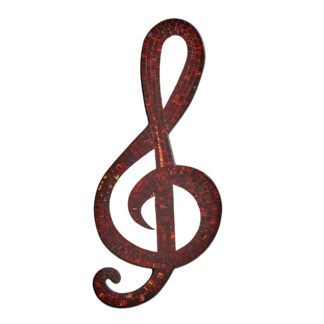 Mosaic clef wall art