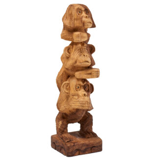 Stack of three monkeys