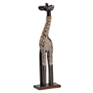 Painted giraffe with etching (40cm)