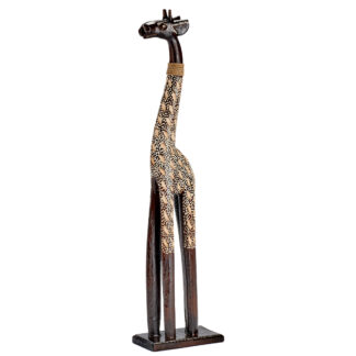 Painted giraffe with etching (60cm)