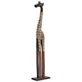 Painted giraffe with etching (80cm)
