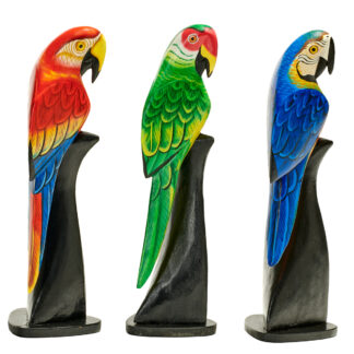 Painted parrot (30cm)