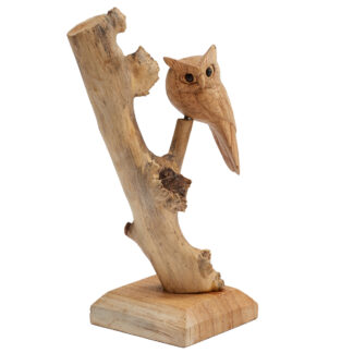 Owl on parasite stand with base