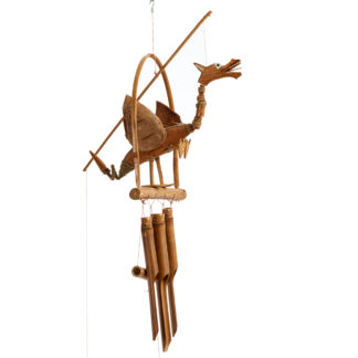 Dragon bamboo and coconut wind chime