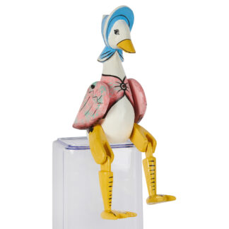 Painted goose puppet