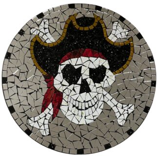 Pirate mosaic wall art