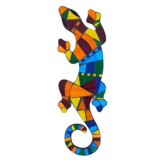 Gecko mosaic wall art