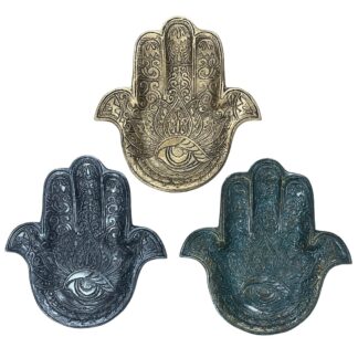 Resin Hansa hand incense holder