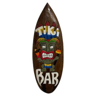 'Tiki bar' surfboard sign