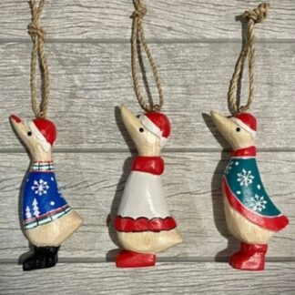 Christmas tree decoration ducks