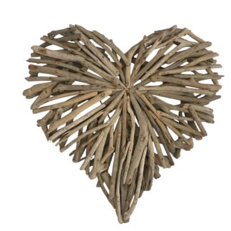 Driftwood heart